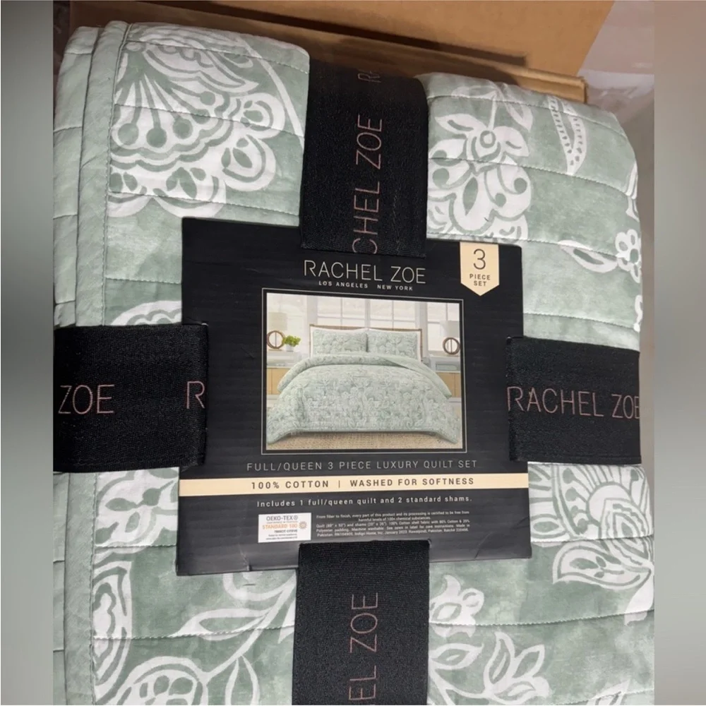 🎉LAST PIECE🎉Rachel Zoe cotton Quilt Set‎